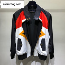 Load image into Gallery viewer, Game On Macro Monogram Silk Twill Bomber Jacket
